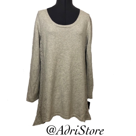 Style & Co. NWT Women's Pointelle Sweater 2X - Picture 3 of 10